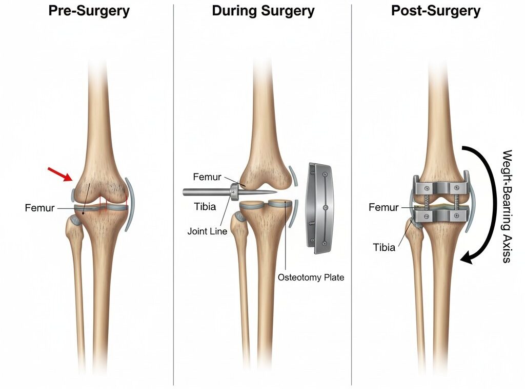knee osteotomy surgery in Dubai, high tibial osteotomy, Osteotomy of the knee, knee osteotomy