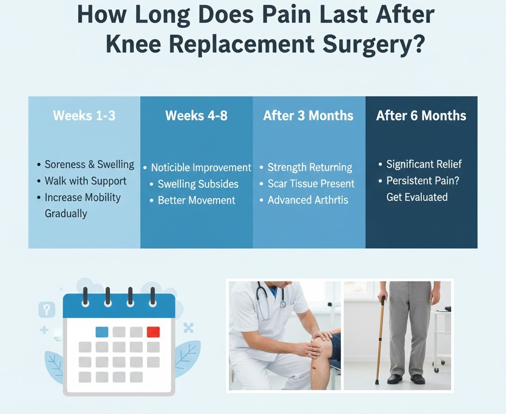 Severe pain after knee replacement, knee replacement pain after 3 months, knee replacement swelling and pain, normal pain after knee replacement, persistent pain after knee replacement