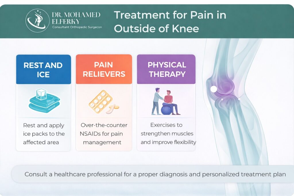 Treatment for pain in outside of knee