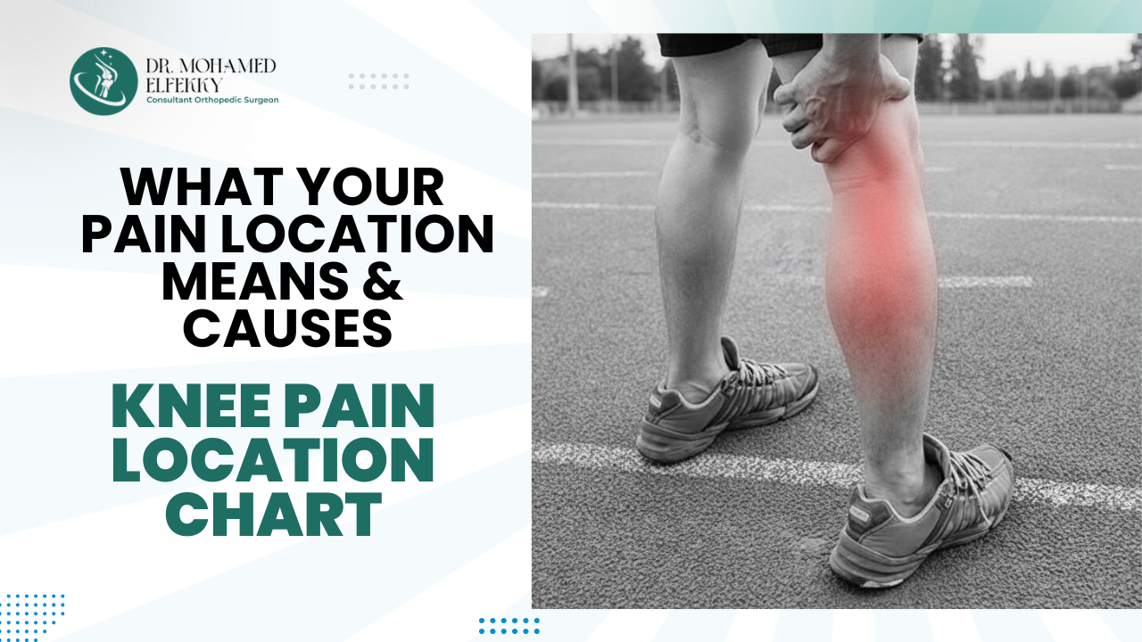 Knee Pain Location Chart