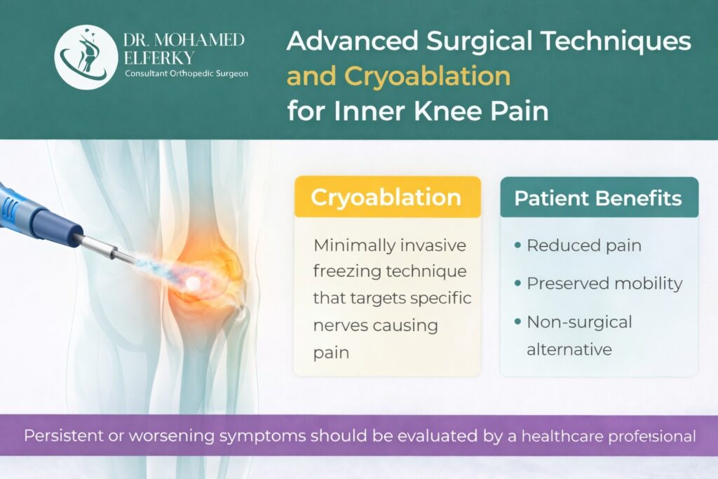 Advanced knee pain treatment information